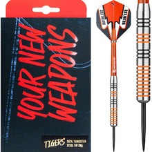 Ruthless Tigers Darts - 90% Steel Tip Tungsten - Ringed - 29g image 0