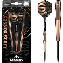 Mission Connor Scutt Sniper V2 Bronze PVD 90% Tungsten Steel Tip Dart Set image 0