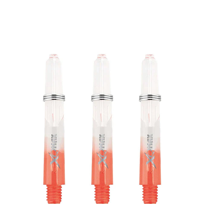 XQMax Gradient Polycarbonate Transparent & Red Dart Shaft Stem image 3