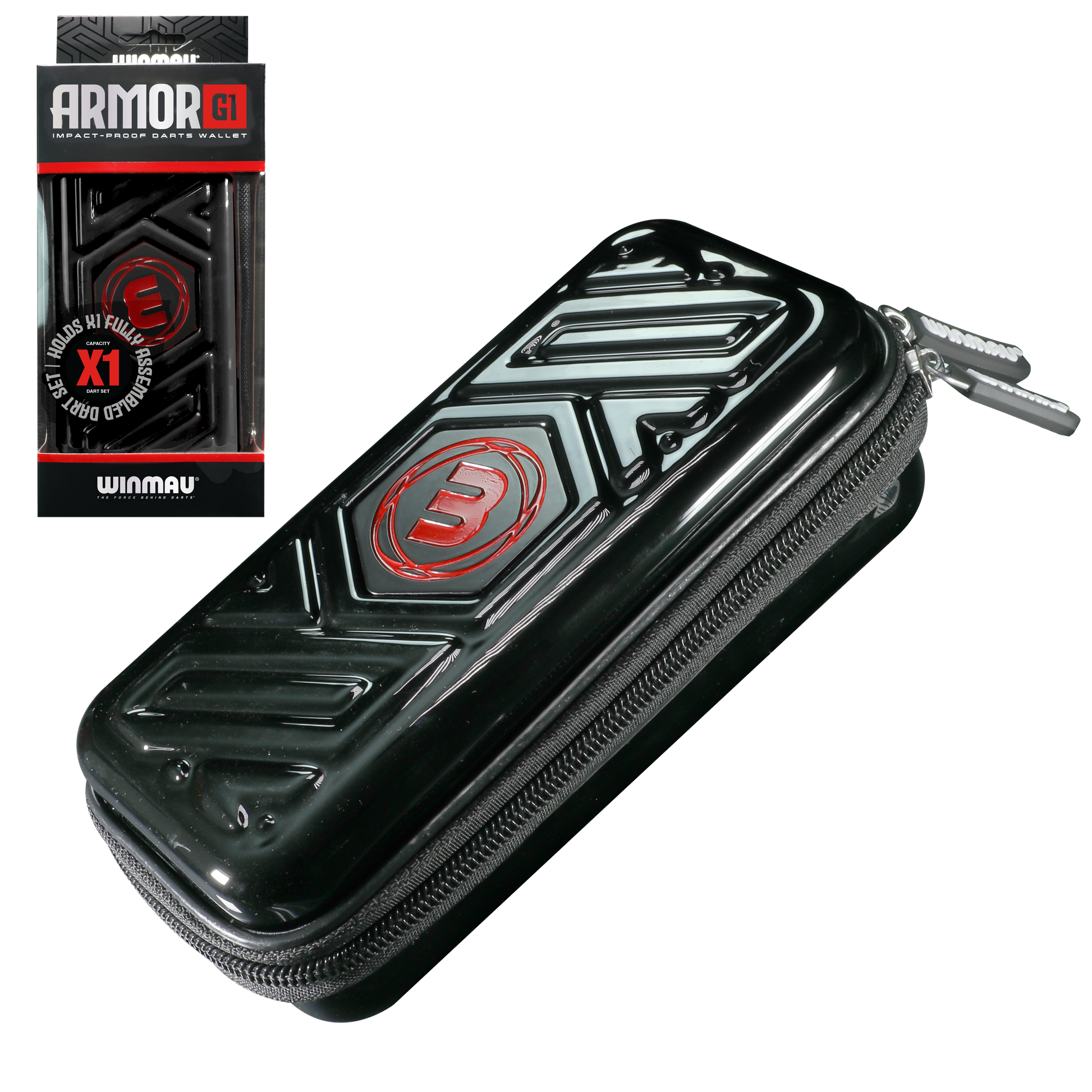 Winmau Armor G1 Black Dart Case image 0