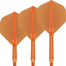 Target K-Flex Neon Orange No2 Dart Flights image 0