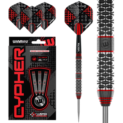 Winmau Cypher 90% Tungsten Steel Tip Dart Set image 0