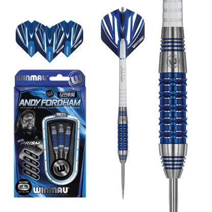 Winmau Andy Fordham Special Edition Steel Tip Dart Set image 0