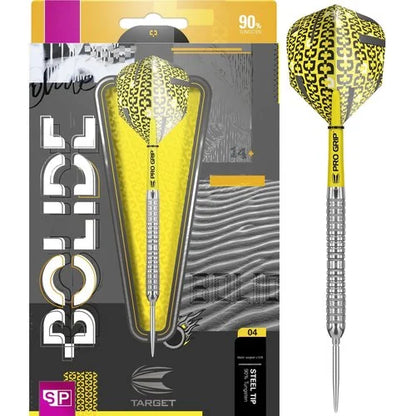 Target Bolide 04 90% Tungsten Swiss Point Steel Tip Dart Set image 0