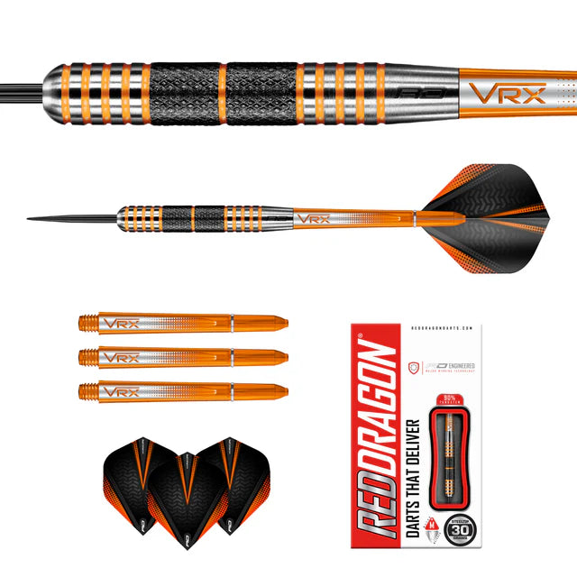 Red Dragon Amberjack 11 90% Tungsten Steel Tip Dart Set