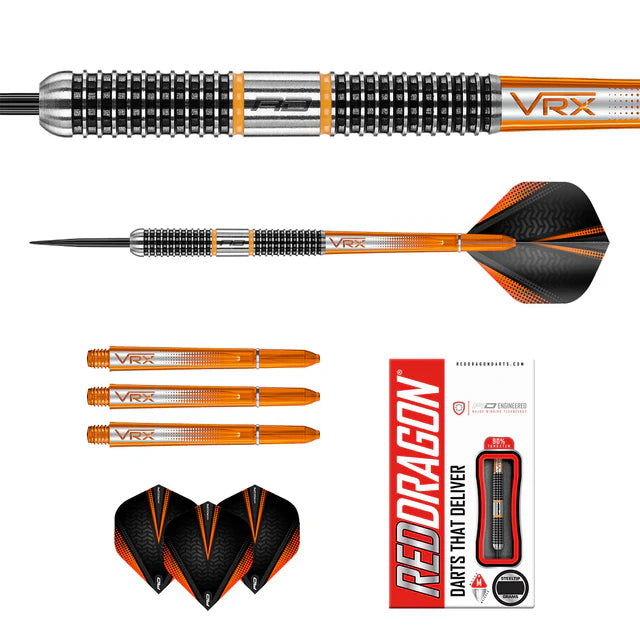 Red Dragon Amberjack 18 90% Tungsten Steel Tip Dart Set