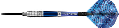 Mission Archie Self Blue & Silver 90% Tungsten Steel Tip Dart Set