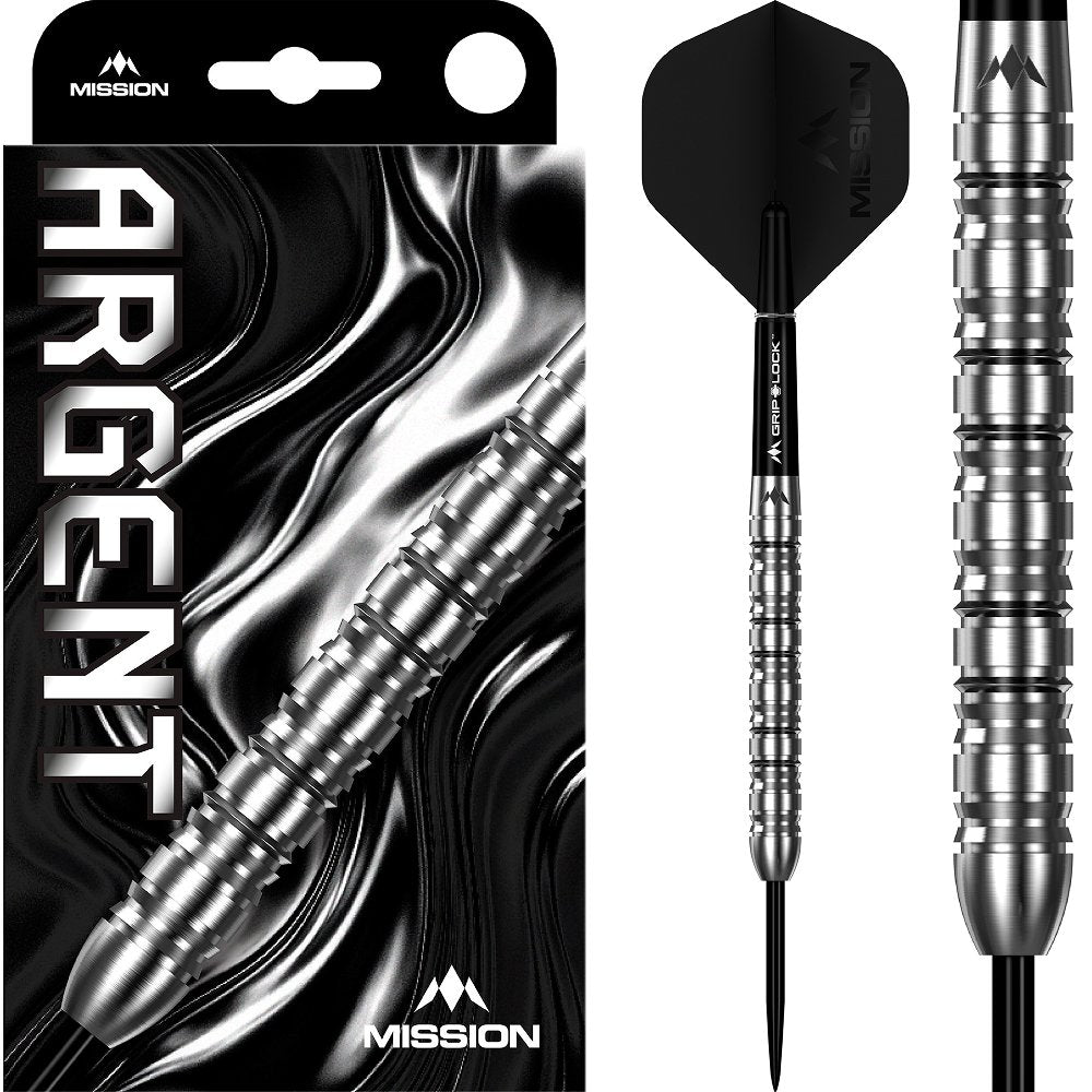 Mission Argent 90% Tungsten Steel Tip Dart Set
