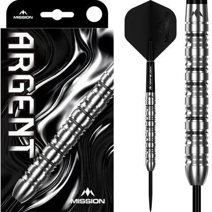Mission Argent 90% Tungsten Steel Tip Dart Set