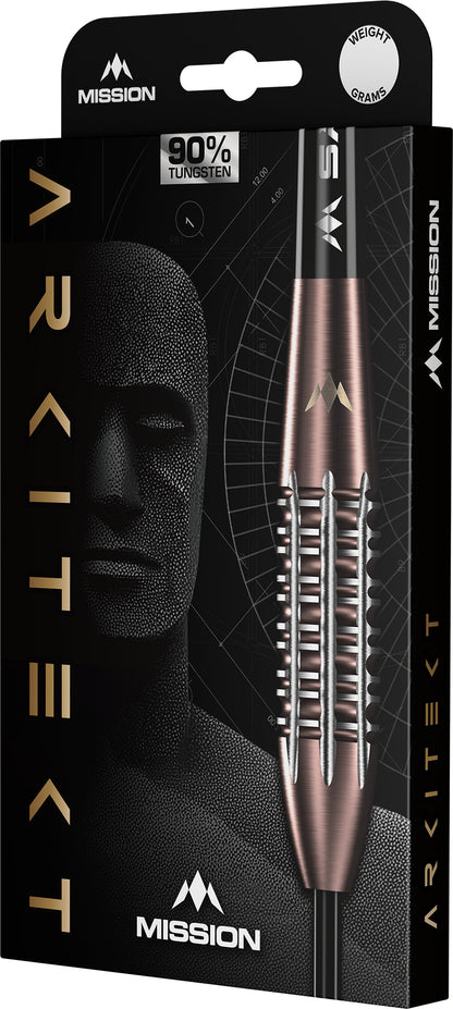 Mission Arkitekt Bronze Silica PVD 90% Tungsten Steel Tip Dart Set