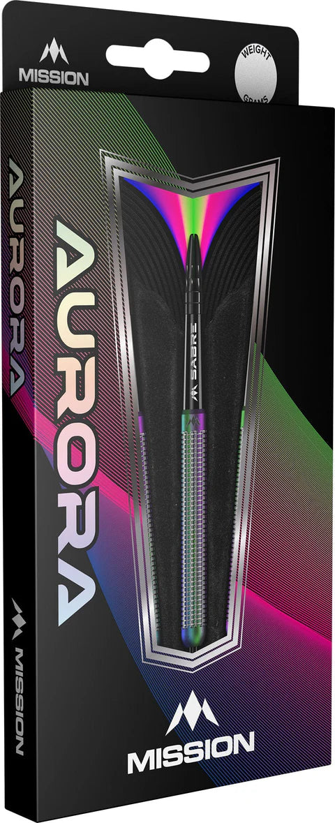 Mission Aurora Coral PVD 90% Tungsten Steel Tip Dart Set