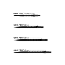 Harrows Black HM Grip Quick Points
