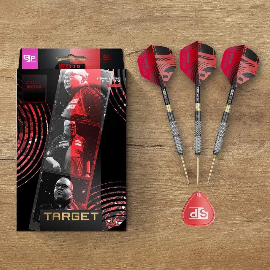 Target Stephen Bunting G5 Void 95% Tungsten Swiss Point Steel Tip Dart Set