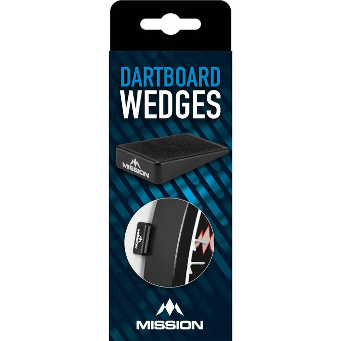 Mission Black Pack 8 Dartboard Wedges