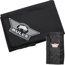 Bulls Microfibre Black Dart Towel (With Pouch)