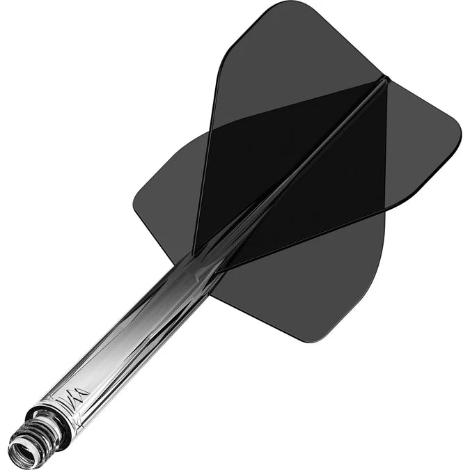 Mission Force 90 Gradient Transparent Black No2 Moulded Flight & Shaft System