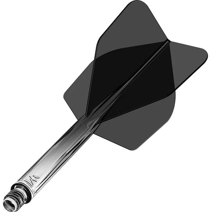 Mission Force 90 Gradient Transparent Black No6 Moulded Flight & Shaft System