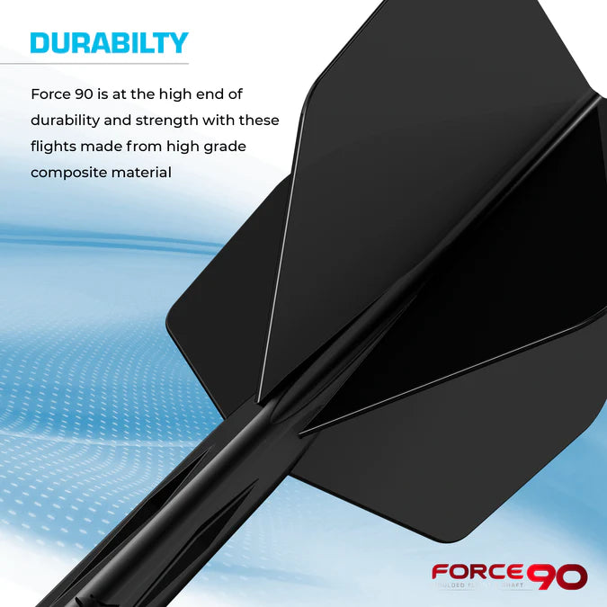 Mission Force 90 Black No6 Moulded Flight & Shaft System