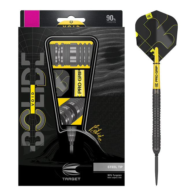 Target Bolide Void 04 90% Tungsten Swiss Point Steel Tip Dart Set