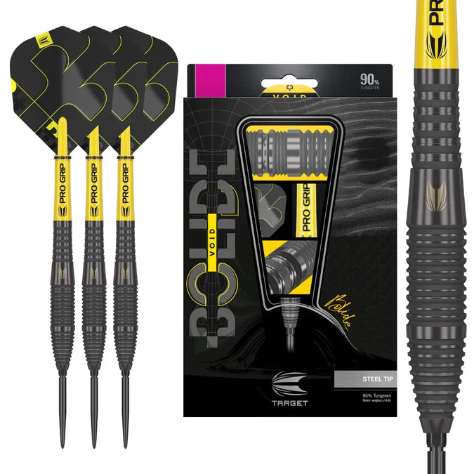 Target Bolide Void 05 90% Tungsten Swiss Point Steel Tip Dart Set