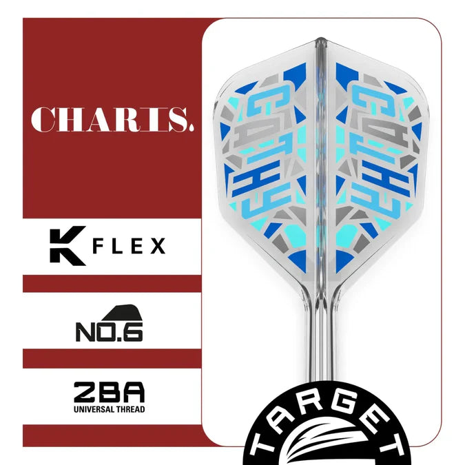 Target Japan K-Flex Cathy Leung Charis Blue No6 Dart Flights
