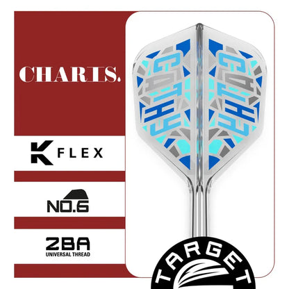 Target Japan K-Flex Cathy Leung Charis Blue No6 Dart Flights