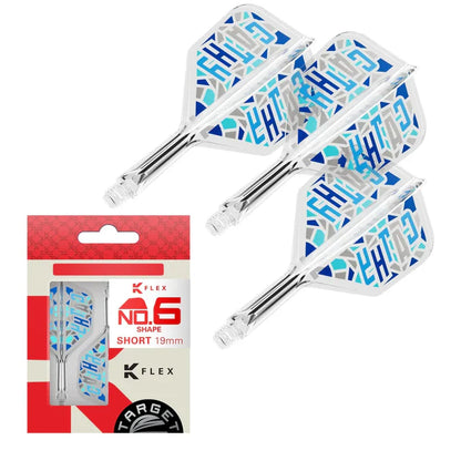 Target Japan K-Flex Cathy Leung Charis Blue No6 Dart Flights