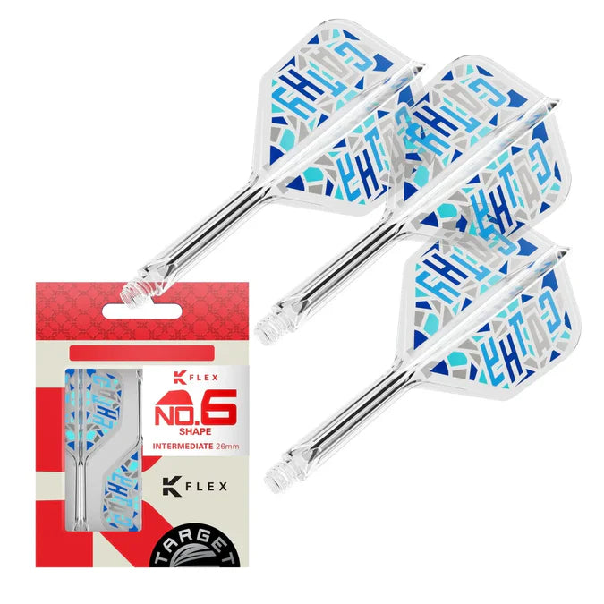 Target Japan K-Flex Cathy Leung Charis Blue No6 Dart Flights