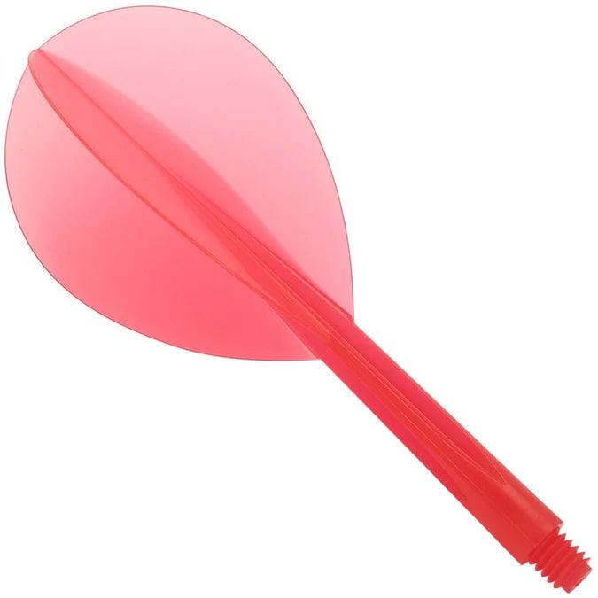 Condor Zero Stress Teardrop Pear Clear Red Dart Flights