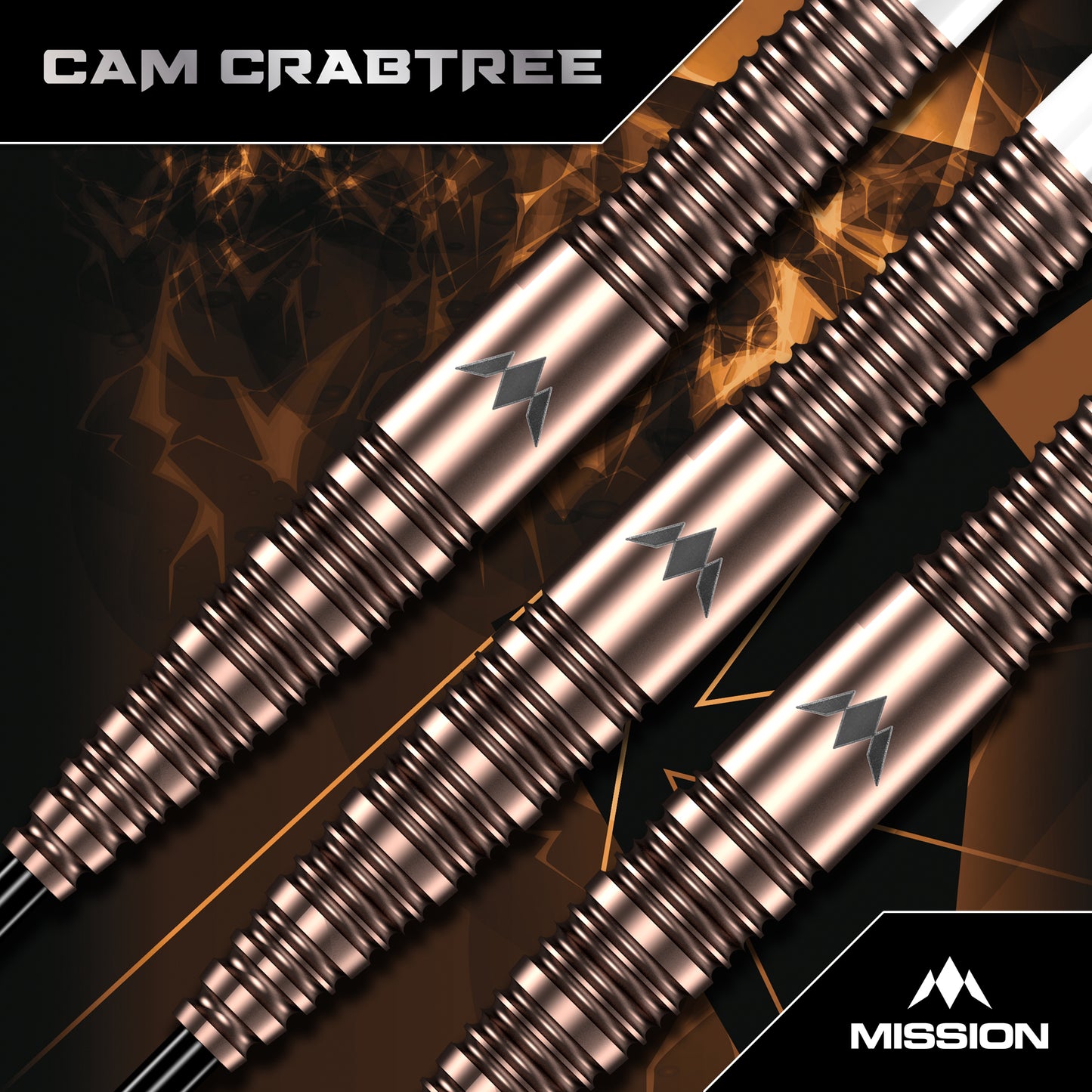 Mission Cam Crabtree V2 95% Tungsten Steel Tip Dart Set