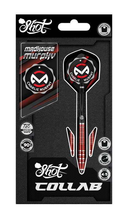Shot Collab Charlie Murphy 90% Tungsten Steel Tip Dart Set