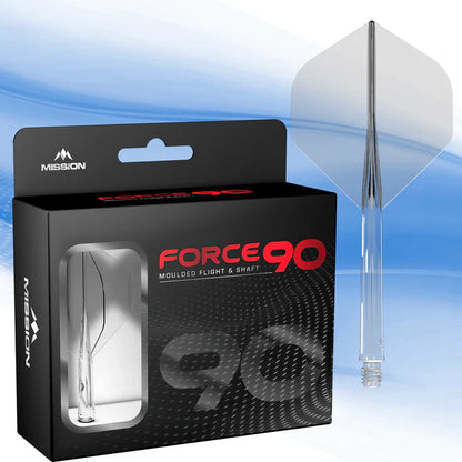 Mission Force 90 Clear No2 Moulded Flight & Shaft System