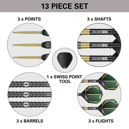Target Cult 03 90% Tungsten Swiss Point Steel Tip Dart Set