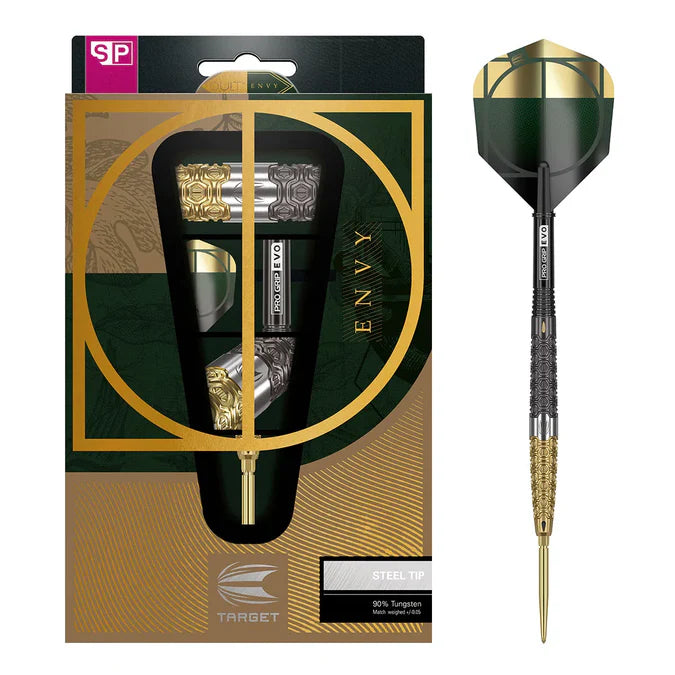 Target Cult Envy 01 90% Tungsten Swiss Point Steel Tip Dart Set