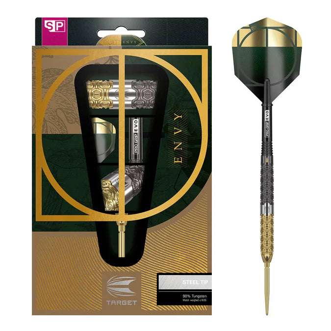 Target Cult Envy 03 90% Tungsten Swiss Point Steel Tip Dart Set