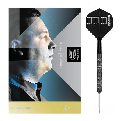 Target Chris Dobey 95K 95% Tungsten Swiss Point Steel Tip Dart Set