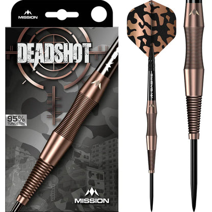 Mission Dead Shot 95% Tungsten Steel Tip Dart Set
