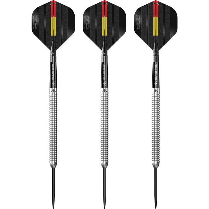 Mission Mike De Decker Silver 95% Tungsten Steel Tip Dart Set