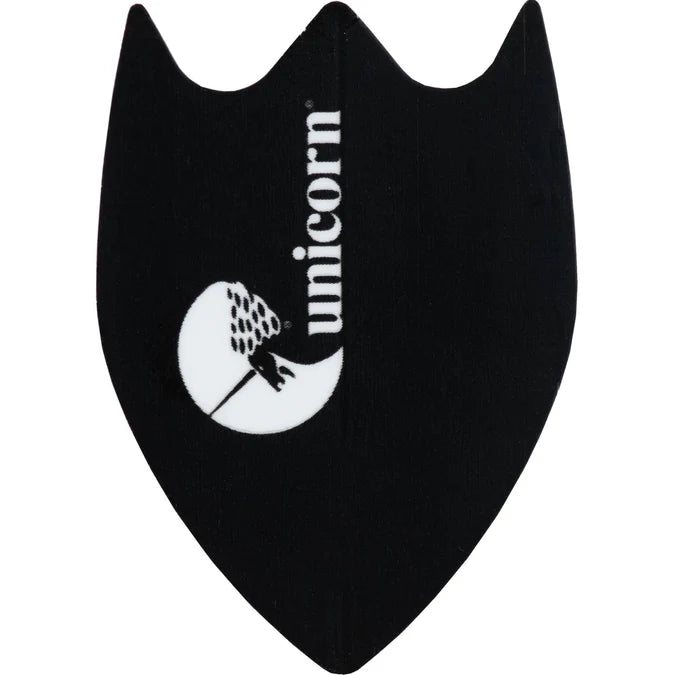 Unicorn Maestro Tri-Fin 75 micron Black Dart Flights