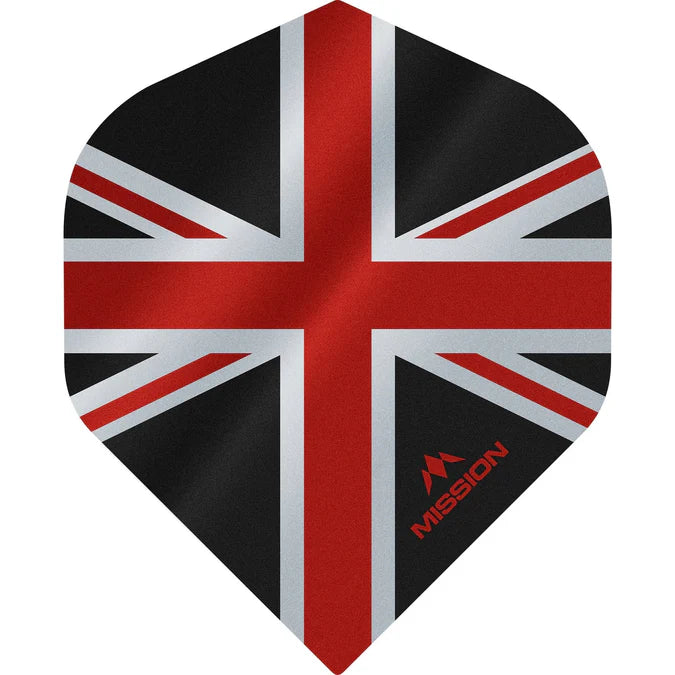 Mission Alliance-X Union Jack 100 micron No2 Dart Flights