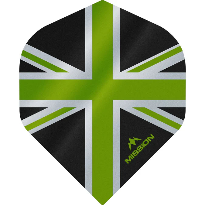 Mission Alliance-X Union Jack 100 micron No2 Dart Flights