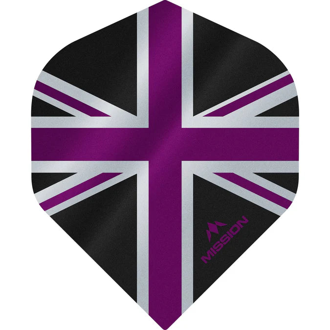 Mission Alliance-X Union Jack 100 micron No2 Dart Flights
