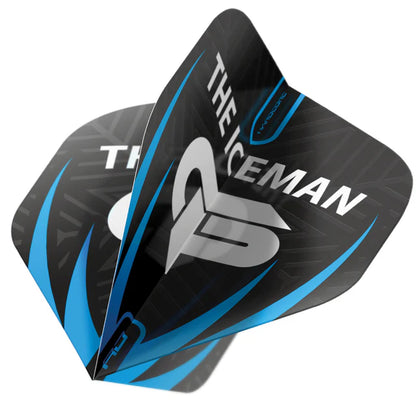 Red Dragon Gerwyn Price 100 micron Hardcore Black, White & Grey Logo Dart Flights