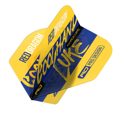 Red Dragon Luke Humphries 100 micron Signature Yellow Hardcore Standard Dart Flights