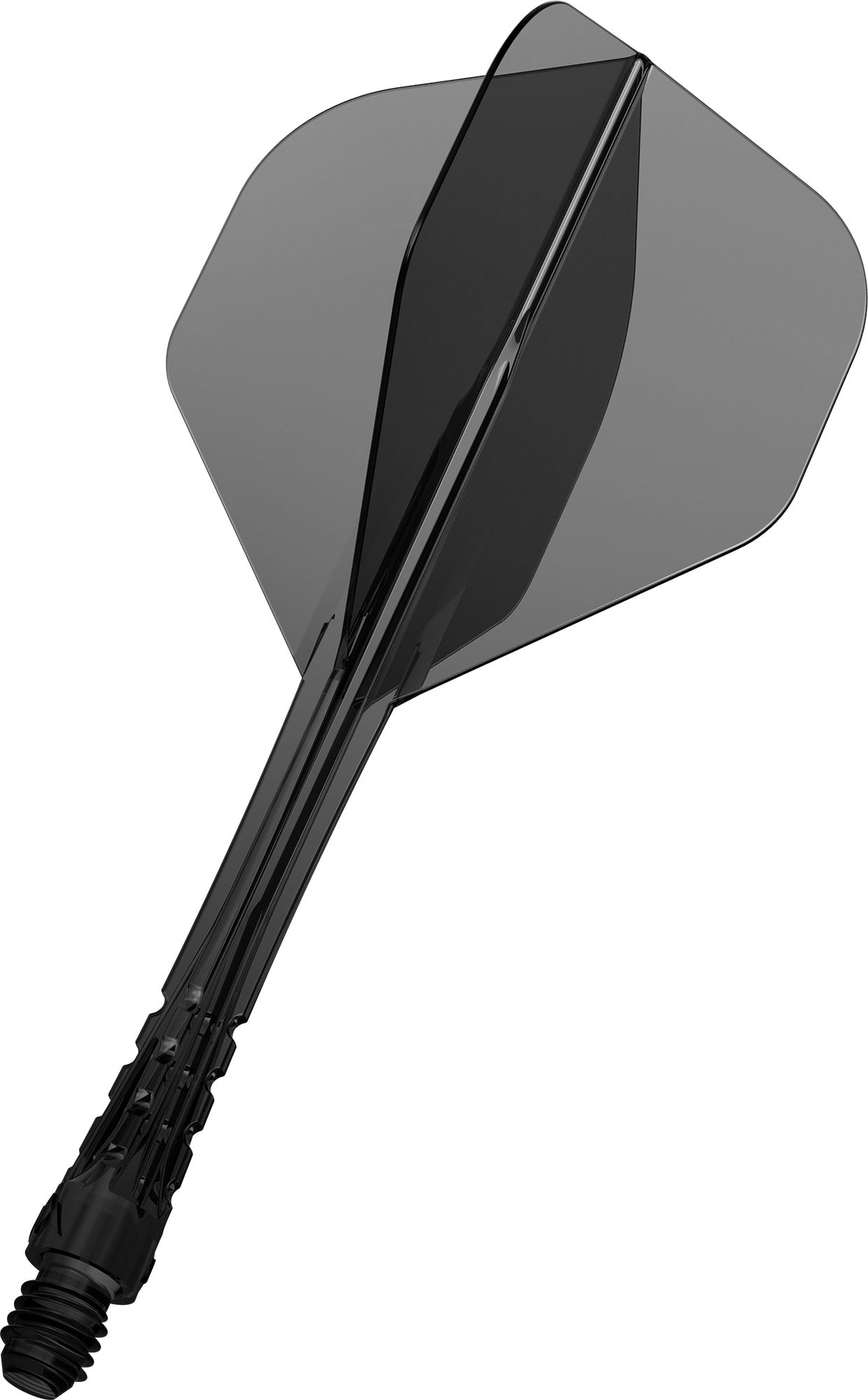 Mission Force 90 Vortex Clear Black No2 Moulded Flight & Shaft