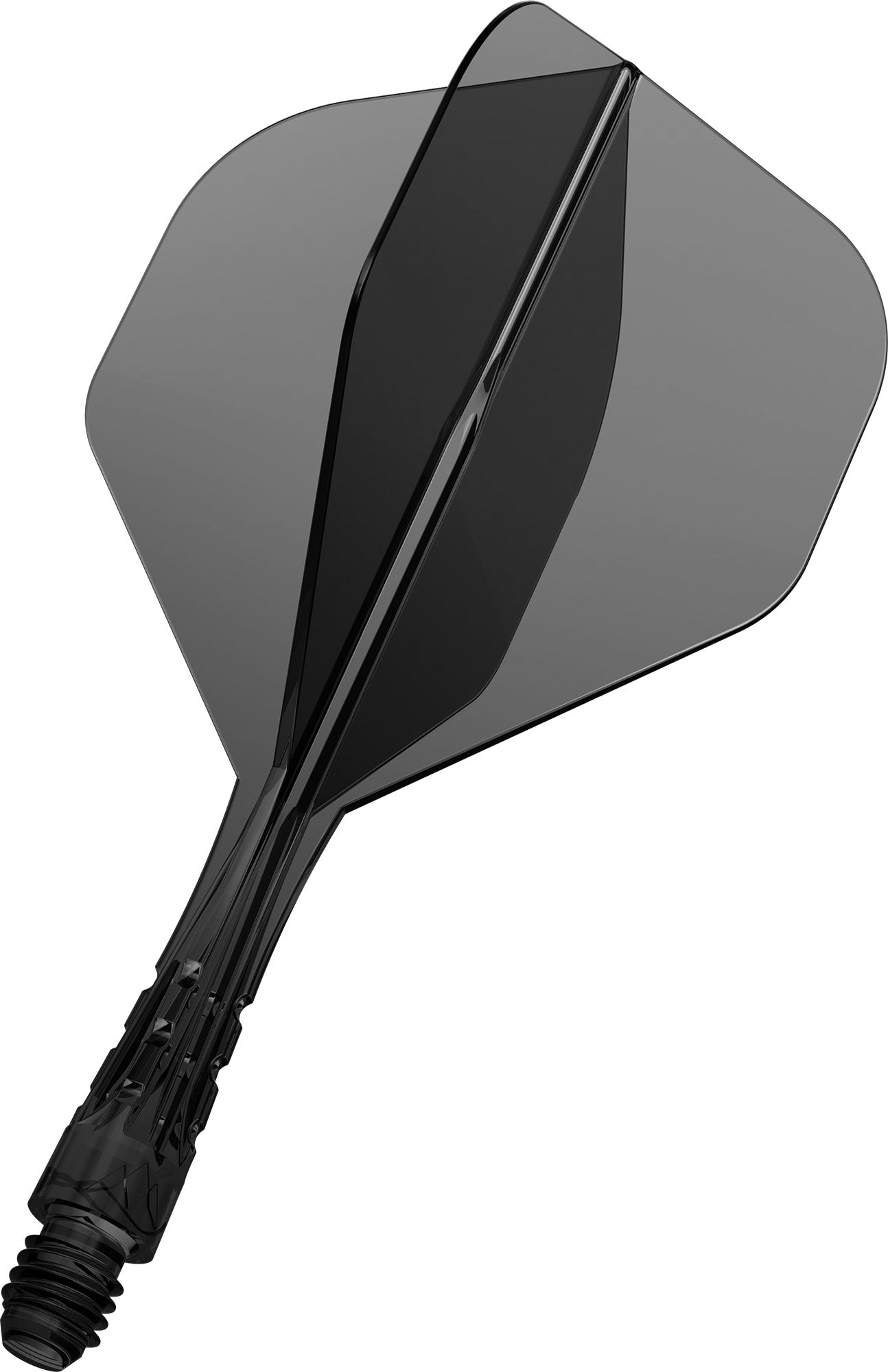 Mission Force 90 Vortex Clear Black No2 Moulded Flight & Shaft