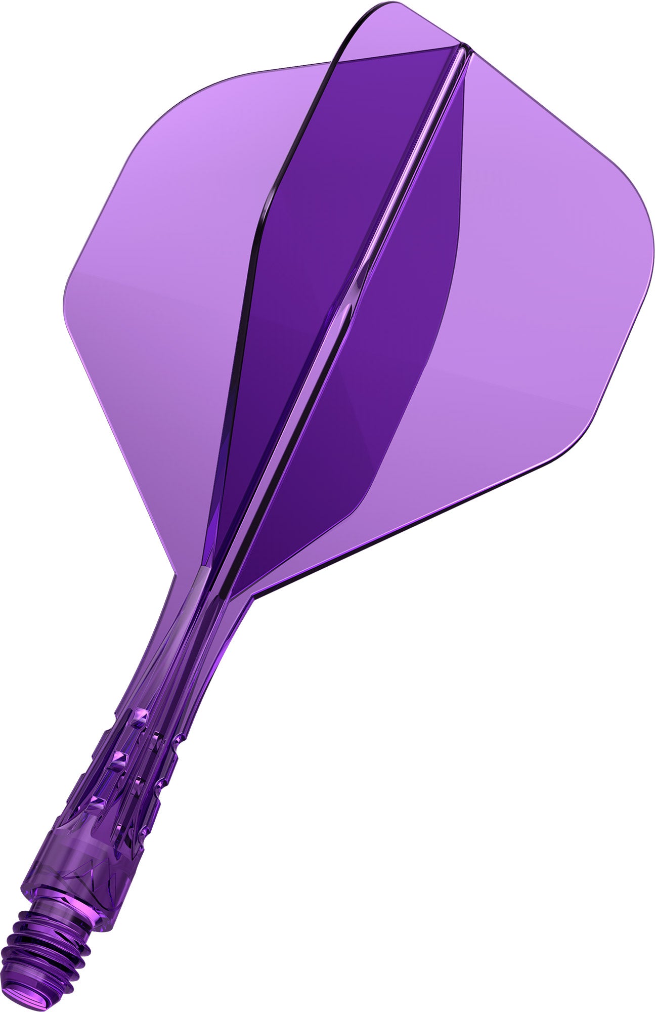 Mission Force 90 Vortex Clear Purple No2 Moulded Flight & Shaft