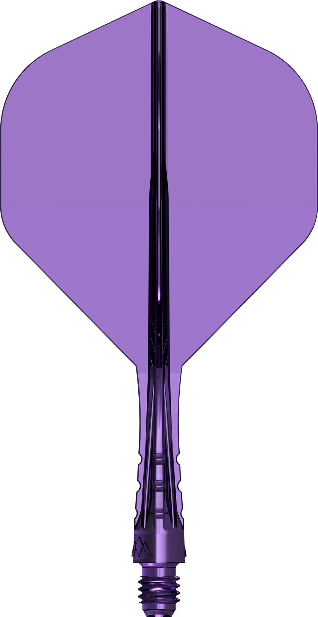 Mission Force 90 Vortex Clear Purple No2 Moulded Flight & Shaft