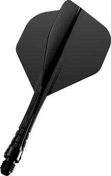 Mission Force 90 Vortex Black No2 Moulded Flight & Shaft