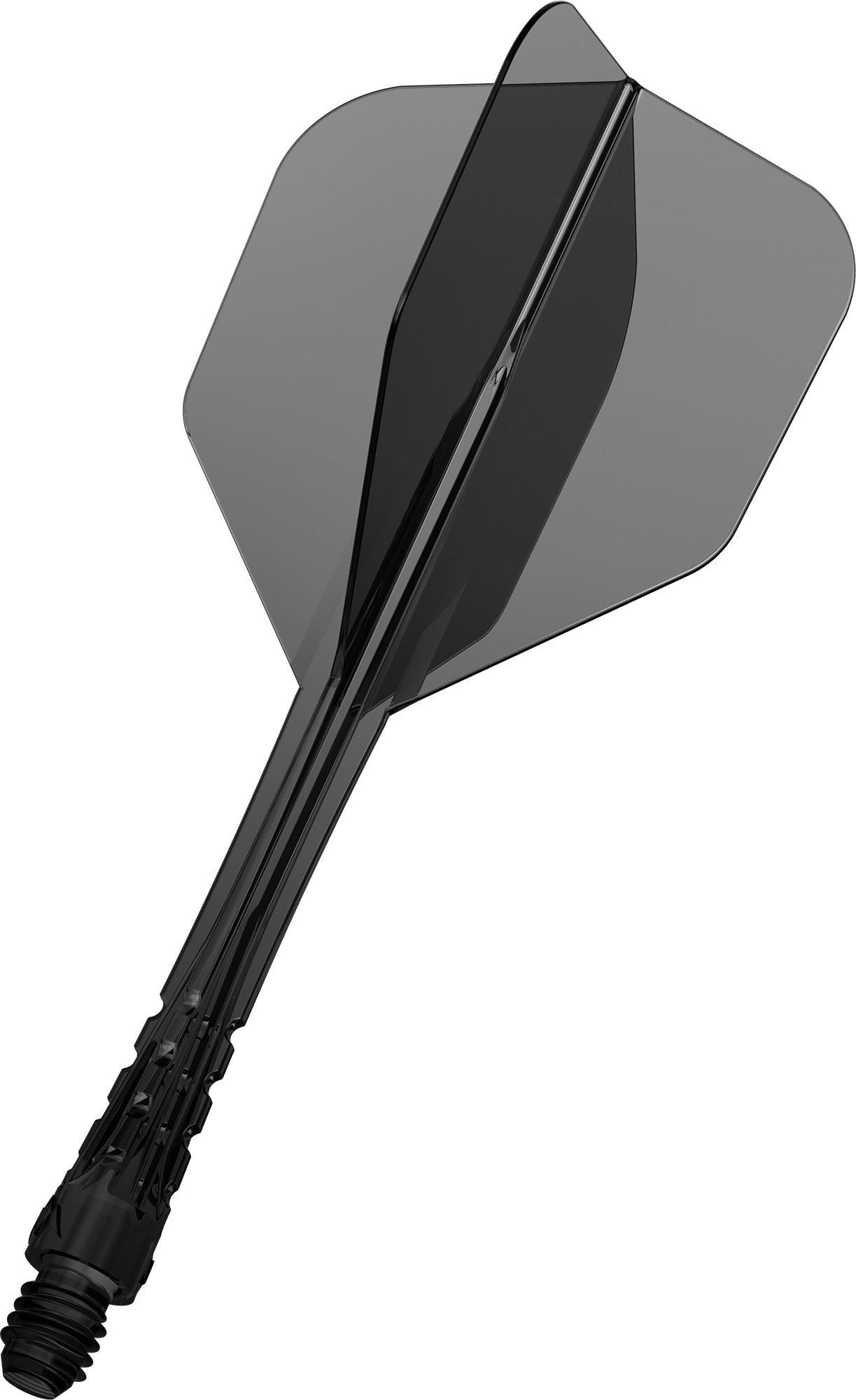 Mission Force 90 Vortex Clear Black No6 Moulded Flight & Shaft